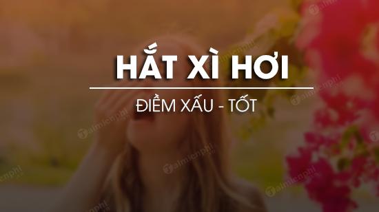 Hắt xì hơi điểm báo gì