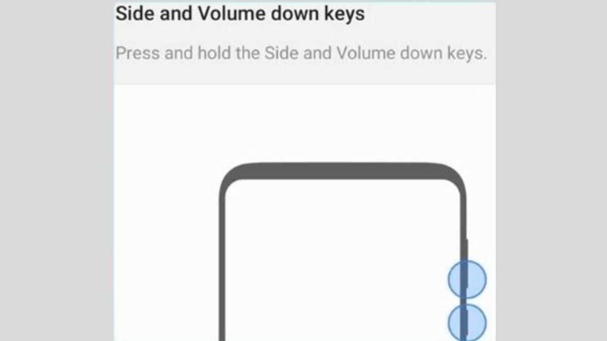 Cách tắt nguồn Samsung bằng phím nguồn vật lý bước 1