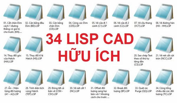Lisp Cad là một ứng dụng cơ bản trong phần mềm Autocad