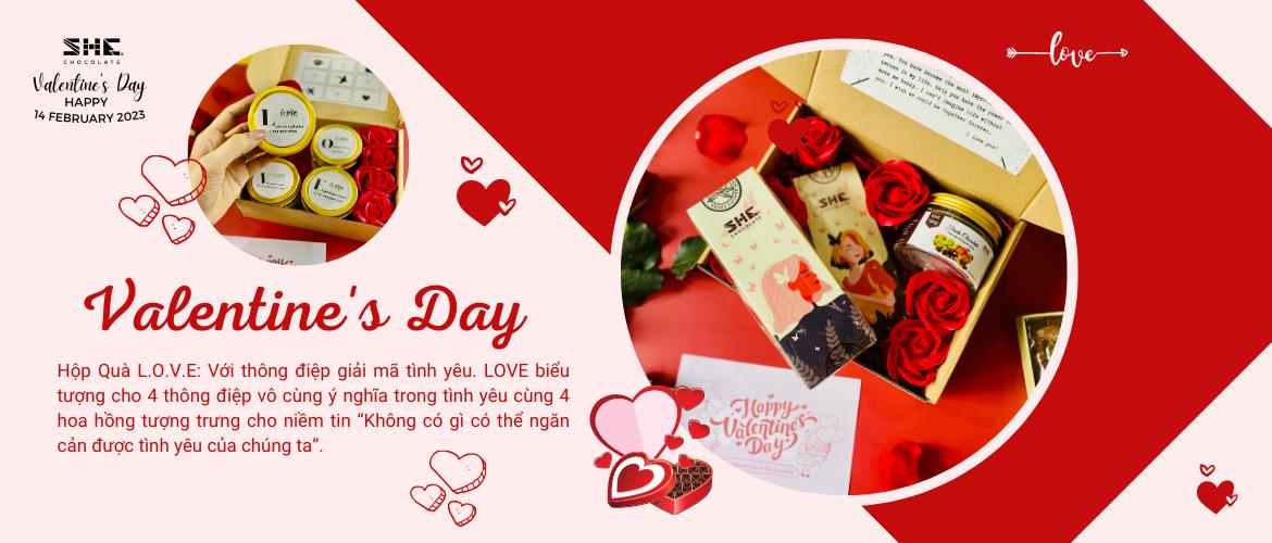 Hộp quà LOVE SHE Chocolate Valentine