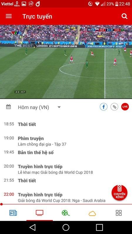 Hướng dẫn xem trực tiếp các trận bóng tại World Cup 2018 mà không cần TV - 1
