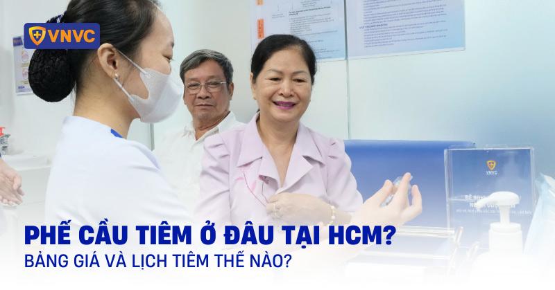 phế cầu tiêm ở đâu tại HCM