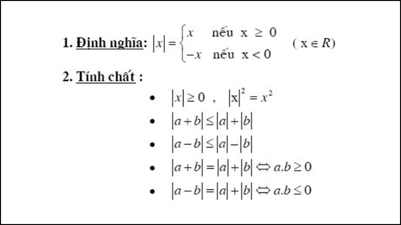 Giá trị tuyệt đối là gì?