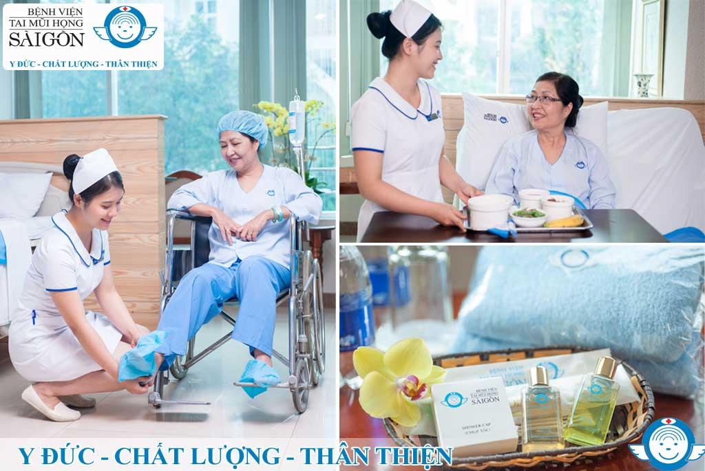 Dịch vụ nội trú - Bệnh viện Tai Mũi Họng Sài Gòn