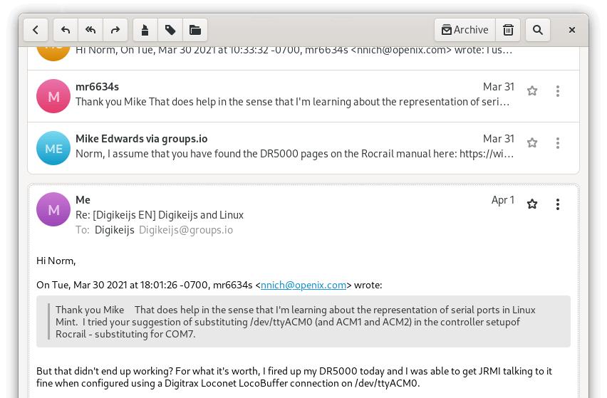 Geary Email Client for Linux