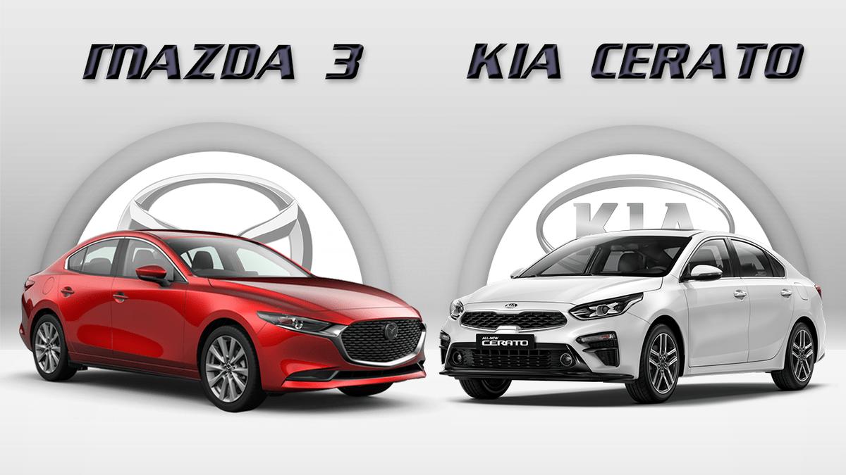 KIA Cerato và Mazda 3