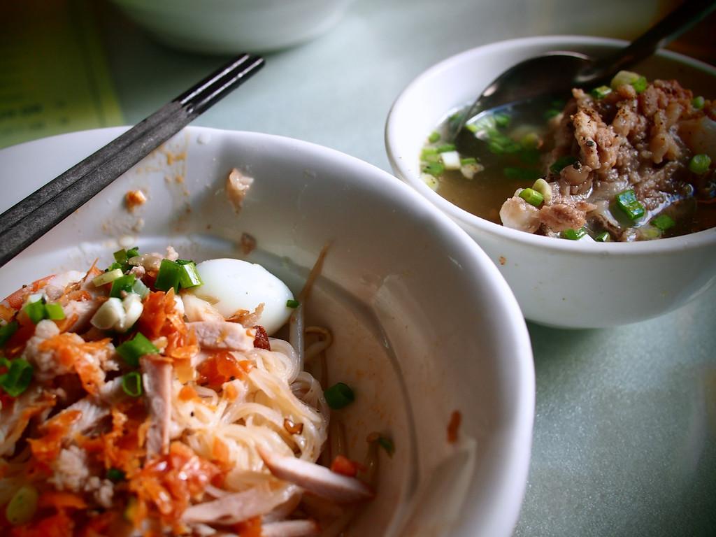 Hu tieu soup: one of many soups in this guide to Vietnam that is usually gluten free