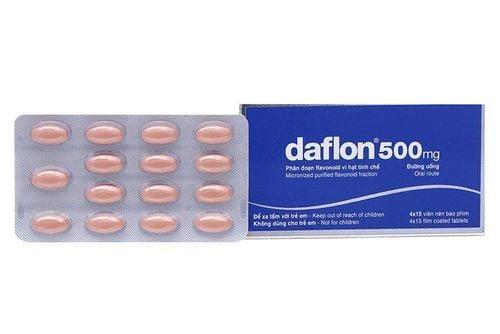 Thuốc Daflon 500mg điều trị suy tĩnh mạch
