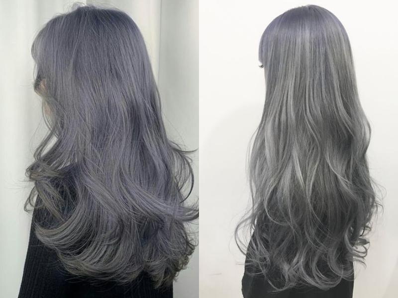 Tóc màu xám khói có nguồn góc từ màu xám và màu khói